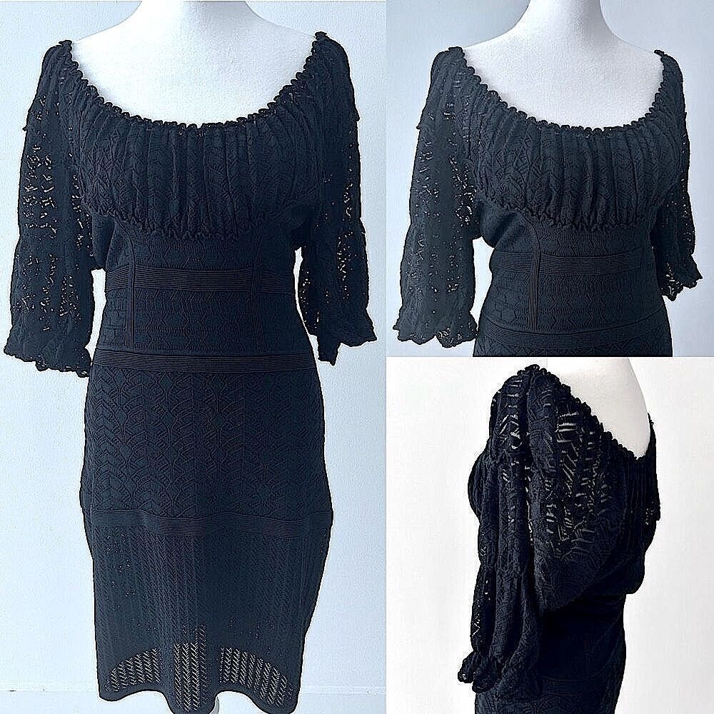 Catherine Malandrino Romantic Ruffle Bandage Dress